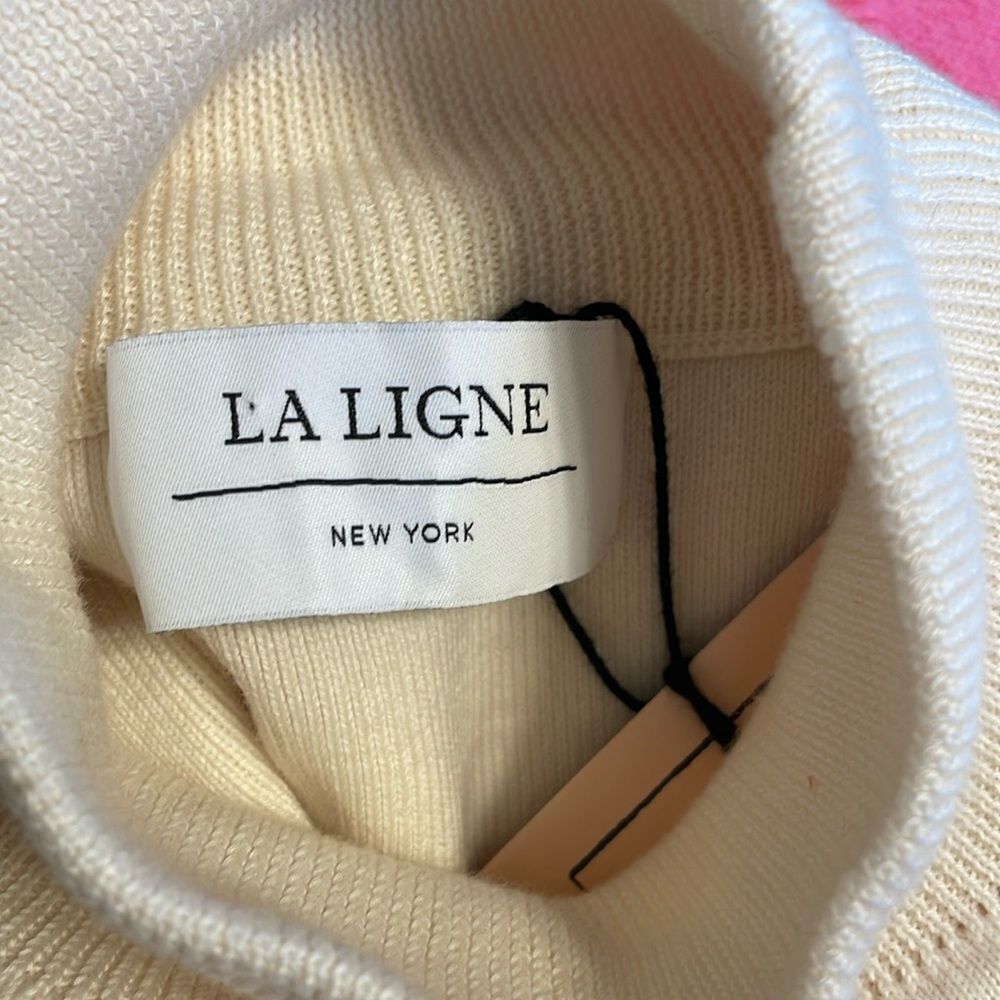 La Ligne Striped Turtleneck Sweater S - Picture 9 of 9